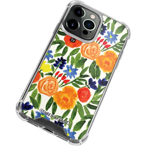 Bouffants and Broken Hearts Garden 6 iPhone 14 Pro Clear Case